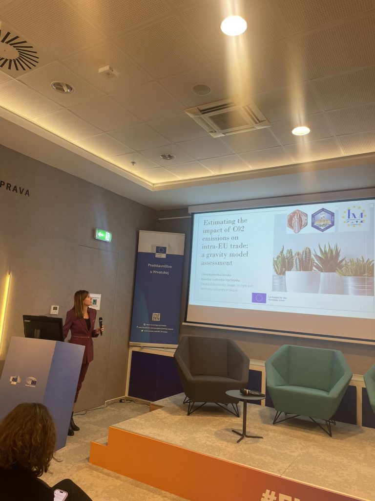 Participation at the International Scientific Jean Monnet Conference 2024: Building a Sustainable EU Society for the Future in Zagreb, Croatia