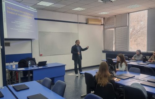 Guest Lecture by Prof. Marko Tomljanović, PhD at the Faculty of Economics-Skopje