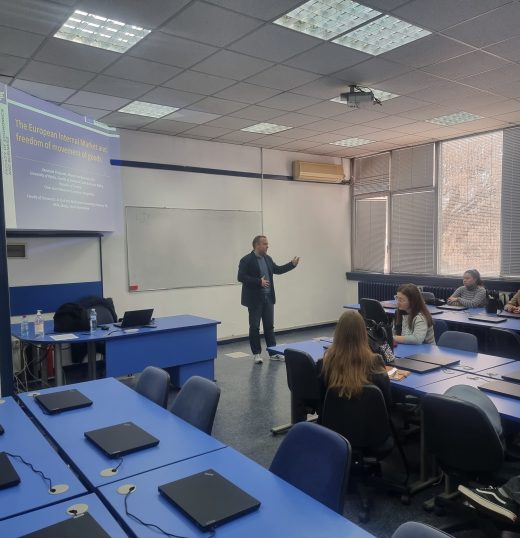 Guest Lecture by Prof. Marko Tomljanović, PhD at the Faculty of Economics-Skopje