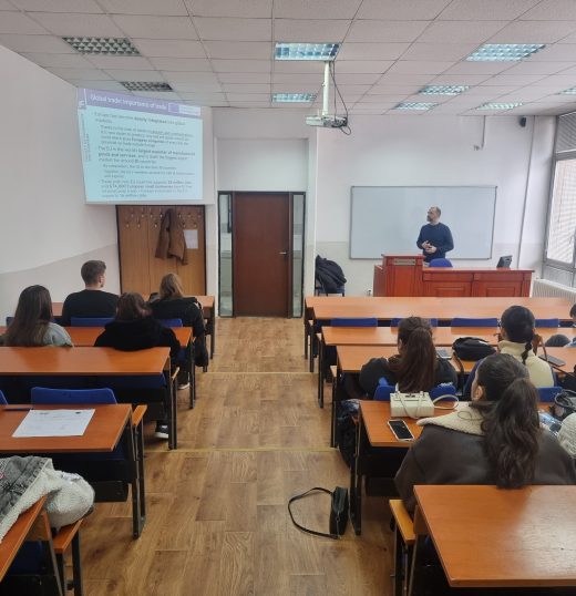 Guest Lecture by Prof. Igor Cvečić at the Faculty of Economics-Skopje