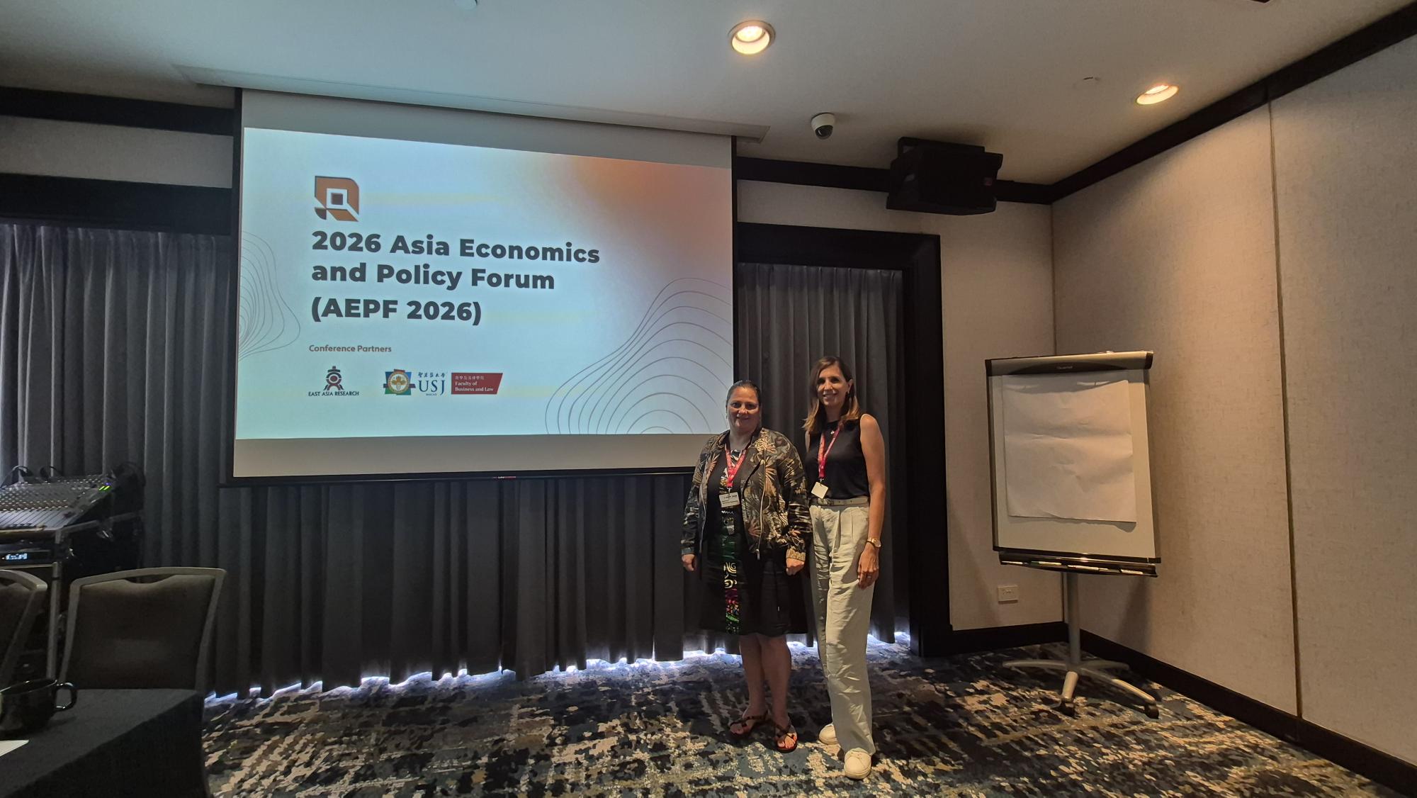 Research Presented at the Asia Economic Policy Forum