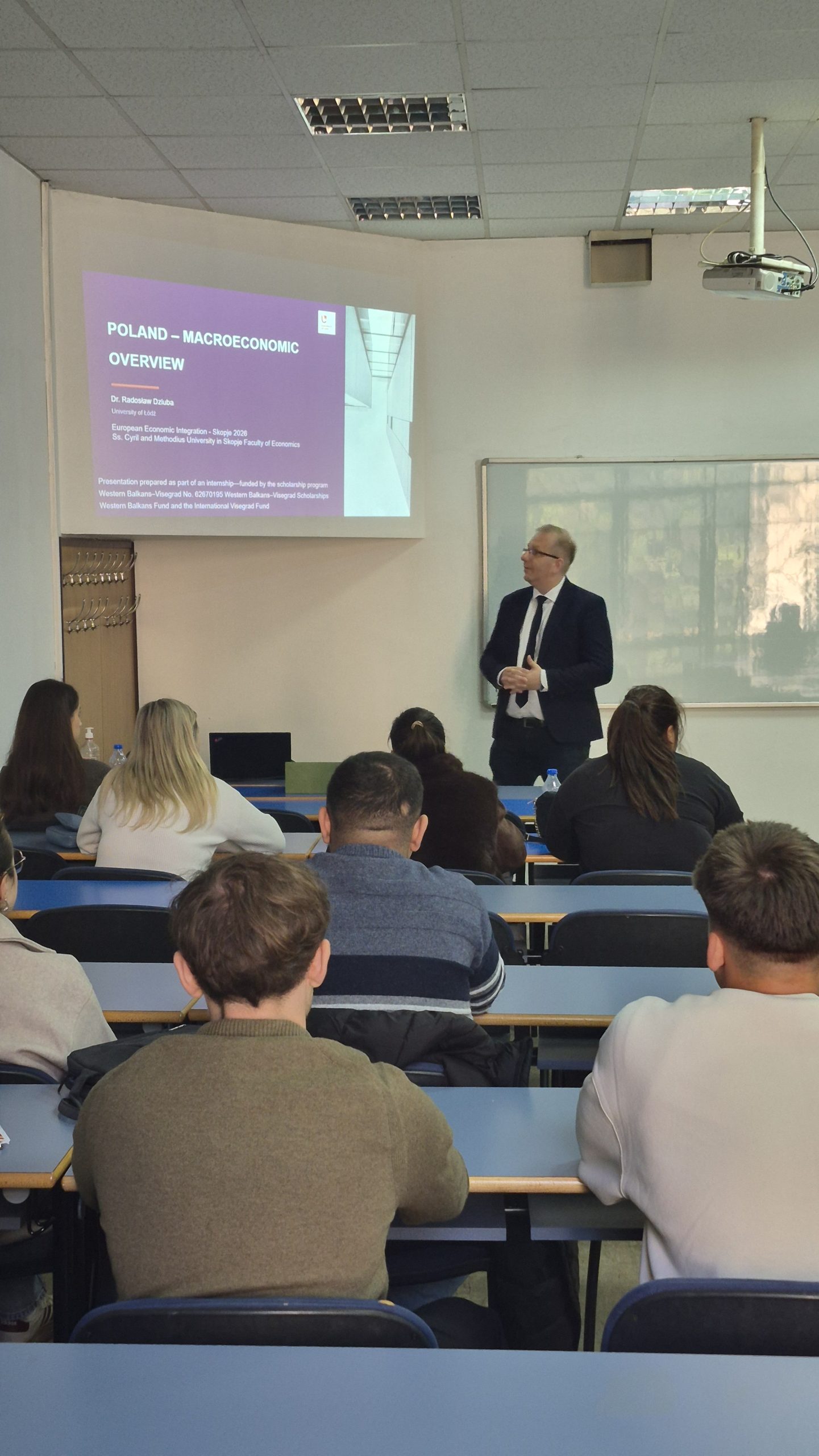 Guest Lecture by Dr. Radosław Dziuba: “Poland – Macroeconomic Overview